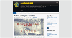 Desktop Screenshot of ocoeelionsclub.org