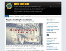 Tablet Screenshot of ocoeelionsclub.org